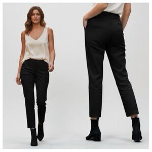 PANTS by Giada Forte made in Italy Nero cropped black pant